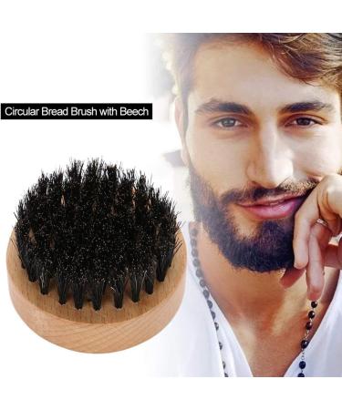 Beech Wood Beard Brush Boar Bristles Brush Sweep Hair Brush Face Care Cleaning Grooming Tool - Buy Online on GoSupps.com