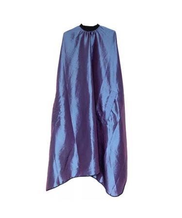 Waterproof Hair Cutting Cape for Salon & Barber - Purple Stretch Design - Buy Online on GoSupps.com