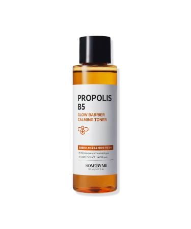 SOME BY MI Propolis B5 Glow Barrier Calming Toner - 5.07Oz  150ml - Strengthen Skin Barrier with Honey Extracts - Brightening and Skin Calming Effect - Pore and Sebum Care - Facial Skin Care