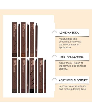 Persona Eyeliner Pencil Waterproof 24 Hour Waterproof Eyeliner Duo Sharpenable Eye Pencil Nonsmudge Nonfade Smooth and Easy to Color 2in1 Eyeliner and Eyebrow Pencils7pcs - Buy Online on GoSupps.com