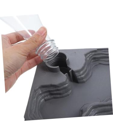 POPETPOP Reptile Water Feeder - Automatic Water Dispenser Waterer Feeding Accessories for Turtle Frog Bearded Dragons Lizards Geckos for Terrarium Tank - Grey - Buy Online on GoSupps.com
