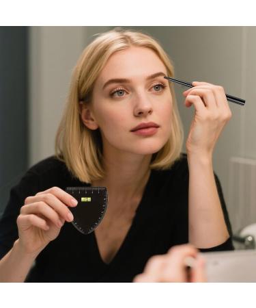 Eyebrow ruler reusable fast for eyebrow drawing cosmetic accessory for dressing table spa office sleep travel parties wedding hairdresser bag 1 copy - Buy Online on GoSupps.com