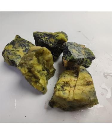 Natural Crystal Natural Yellow Turquoise Jewelry Making Raw Stone Fish Tank Decorative Stone Specimen ningxiao 2-4cm 100g - Buy Online on GoSupps.com