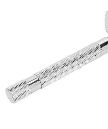 Premium Silver Manual Safety Razor for Men | Exquisite Craftsmanship | International Shipping Available - Buy Online on GoSupps.com
