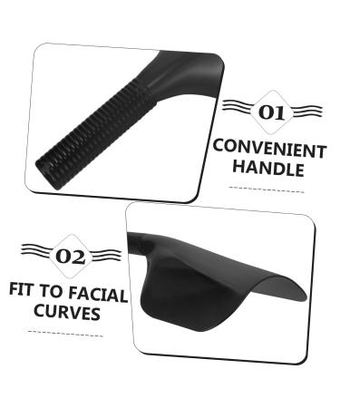 Healeved Face Cover for Hair Spray Barber Salon Hairspray Protective Cover Haircut Plastic Material Comfort-fit Comfortable to Hold Hair Face Cover - Buy Online on GoSupps.com