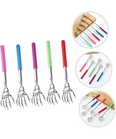 Garvalon 5-Piece Portable Massage & Back Scratching Tool Set - Stainless Steel Scratchers for Ultimate Comfort - Buy Online on GoSupps.com