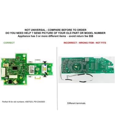 Buy EQUIP. DR US 234D2618G001 EDRG001 X1 Compatible GE Laundry UI Board | International Shipping Available - Buy Online on GoSupps.com