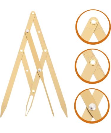 Ipetboom 3 Pcs Second Generation Scale Metal Scissors Eyebrow Marker Ruler Eyebrow Drawing Tool Stencil Mold - Buy Online on GoSupps.com