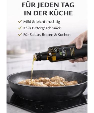  OLEUS PREMIUM Oleus olive oil from Greece (6 x 500 ml) - Buy Online on GoSupps.com