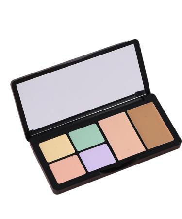 Cream Concealer Palette Contour Concealer Palette | 6-Color Contour Palette Cream Concealer Palette | Waterproof Full Coverage Makeup Palette Corrective Concealer - Buy Online on GoSupps.com