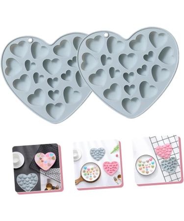 Ciieeo 8 Pcs Mold Christening Favours for Guests Halloween Decor Ice Cubes Chocolate Hand Decor Heart Decor Candy Chocolate Candy Decor Food Grade Silicone Baking Tools Pastry 17.1x15.1cmx4pcs Bluex4pcs - Buy Online on GoSupps.com