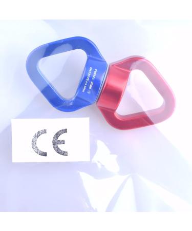 TRIWONDER 30kN Rotator Swing Spinner - Premium Climbing Carabiner for Hammocks | Safe Durable & Versatile - Red & Blue - Buy Online on GoSupps.com