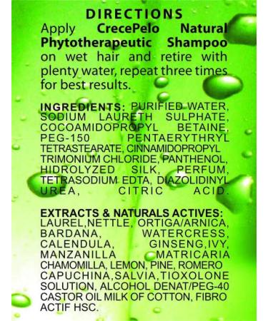 BOE Crece Pelo 3-in-1 Combo Set: Shampoo, Rinse, and Treatment Fitoterapeutico - Buy Online on GoSupps.com
