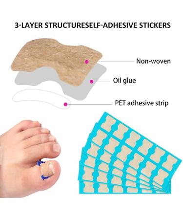 Toenail Patch Ingrown Toenail Toenail Correction Toenail Correction Patch Toenail Correction Patch Ingrown Toenail Nail Care 50 Pieces - Buy Online on GoSupps.com