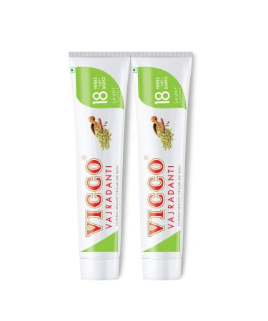 Vicco Vajradanti Ayurvedic Paste-160g-Saunf Flavour-Pack of 2