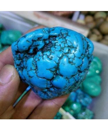 Natural Turquoise Loose Stone Mineral Specimens Stone Bonsai Stone Ore Symbiosis Rough Malachite Azurite B0Q1 Crystal Decor - Buy Online on GoSupps.com