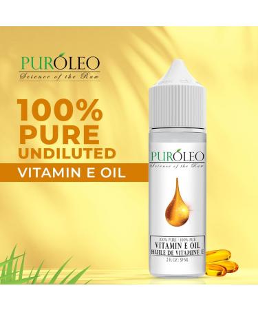 PUROLEO Vitamin E Oil 2 FL Oz/60 ML (Packed in Canada) For Skin Hair Face vitamins Liquid pure Vitamine Pure Oil Ideal for Sensitive vitamin e oil for skin vitamin e oil for face vitamin e oil for hair vitamin-e oil 60 ml (Pack of 1) - Buy Online on GoSupps.com