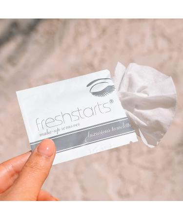 Freshstarts Individually Wrapped Makeup Remover Pads - Travel Essentials for Women, 100 Pack - Buy Online on GoSupps.com