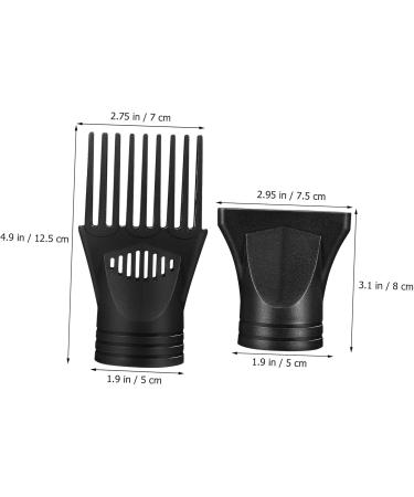 SOESFOUFU 2 Pcs Hair Dryer Nozzle Hair Dryer Concentrator Attachment Blow Dryer Part Hair Dryer Replacement Parts Hair Dryer Smoothing Nozzle Detangling Comb for Hair Dryer Blow Dryer Brush - Buy Online on GoSupps.com