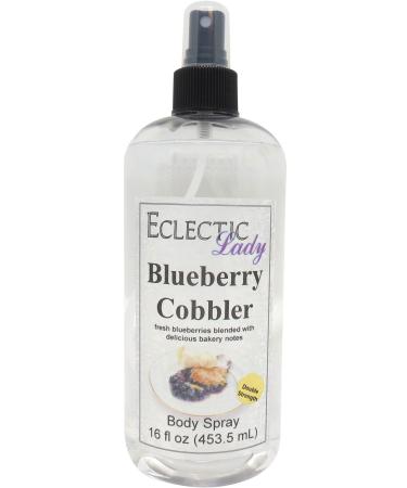 Blueberry Cobbler Body Spray (Double Strength) 16 ounces Body Mist for Women with Clean Light & Gentle Fragrance Long Lasting Perfume with Comforting Scent for Men & Women Cologne with Soft 16 Fluid Ounces (Double Strength)