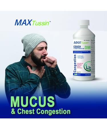 OneLAX MaxTussin Dextromethorphan HCL and Guaifenesin Liquid 16 oz Cough and Chest Congestion suppressant Syrup - Buy Online on GoSupps.com