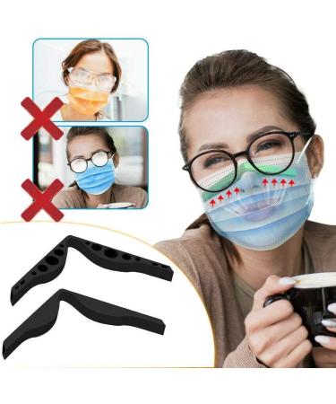 Boqqu 5-Piece Fog-Free Mask Accessories | Silicone Anti-Fog Nose Bridge Pads for Glasses | Prevents Fogging & Fits Comfortably - Buy Online on GoSupps.com