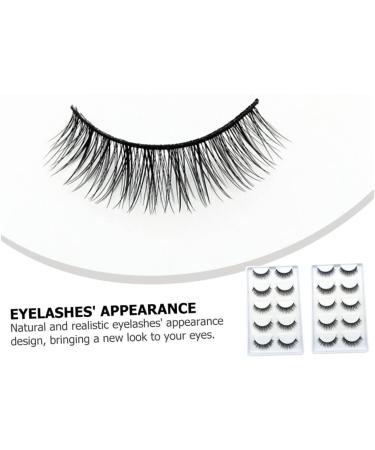 FRCOLOR 10 Pairs Fake eyelashes luxurious eyelashes fluffy natural eyelashes short fake eye lashes luxury makeup fake lashes natural Girl Cosmetics False Lash woman magnetic chemical fiber - Buy Online on GoSupps.com