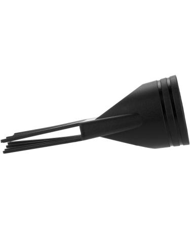 Professional Hair Dryer Diffuser for Salon Use - Universal Black Plastic Nozzle 4.2-4.5 cm Diameter Dual Grip Attachment - Buy Online on GoSupps.com