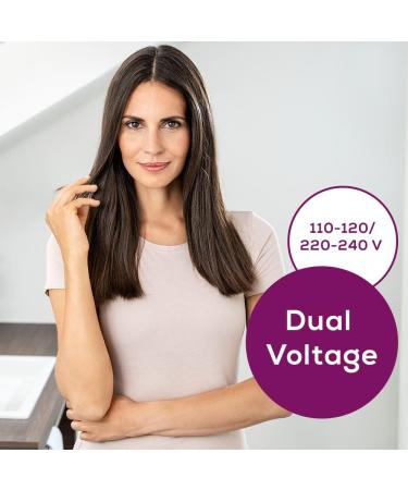 Beurer Style Pro HC25 Travel Hair Dryer - Dual Voltage Lightweight Portable Hairdryer (1200/1600 Watts) - Ion Function & Overheat Protection - Gold/Black - Buy Online on GoSupps.com