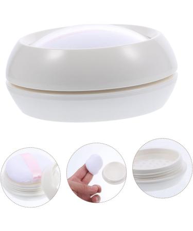 BIUDECO 2 Sets Powder Box Empty Powder Case Foundation Make-up Powder Face Powder Makeup Jar Flour Container - Buy Online on GoSupps.com