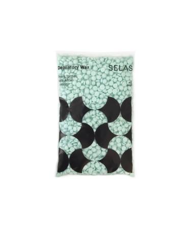 Depilatory wax in pearls 400g. SELAS. To choose from: hair removal without strips for all areas and skin types. (Aloe Vera)