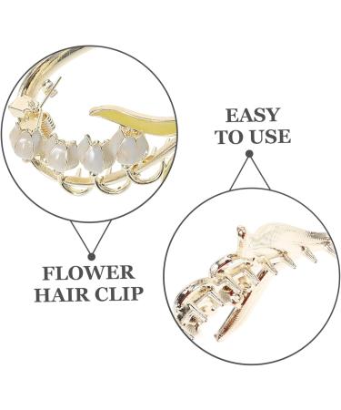 Beaupretty Flower Hair Barrette Twist Chuck Clip womens clips bellflower clips bellflower headdress flower bellflower barrettes orchids claws alloy decorate Miss Decorative Hair Clips - Buy Online on GoSupps.com