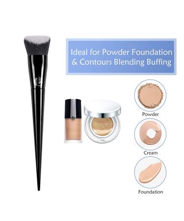 ENERGY Foundation Brush - Premium Kabuki Makeup Brush for Flawless Liquid Cream & Powder Application - Buy Online on GoSupps.com
