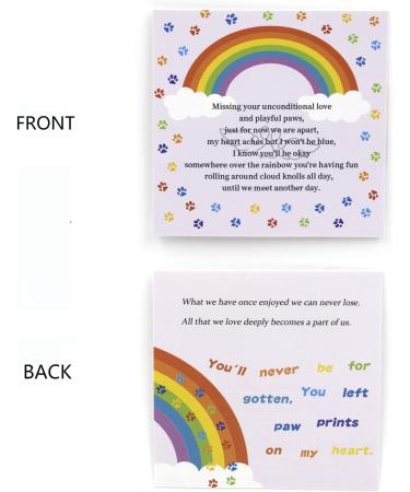 BORLESTA Cat Memorial Gifts: Pet Loss Sympathy & Remembrance Set with Angel Figurine & Rainbow Bridge Bracelet - Perfect for Cat Lovers - Buy Online on GoSupps.com