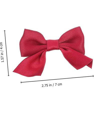 minkissy 4 Pairs Bow Hairpin Fashion Hair Clips Cute Bow Big Bow Hair Clip Bows Hair Barrettes Girls Hair Bows Christmas Hair Clips Bowknot Hairpin Red Bows Cloth South Korea Child Princess - Buy Online on GoSupps.com