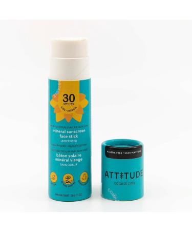  ATTITUDE Baby & Kids Face Stick - SPF 30 - Fragrance Free - Buy Online on GoSupps.com