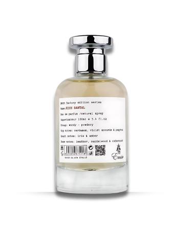 Paris Corner Rich Santal Perfume EDP 3.4Fl Oz UNISEX Fresh