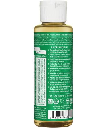 Dr. Bronner's Tea Tree Pure-Castile Liquid Soap 16 oz - Organic, 18-in-1 Uses for Acne, Dandruff, Laundry, Pets, Vegan, Non-GMO - Buy Online on GoSupps.com
