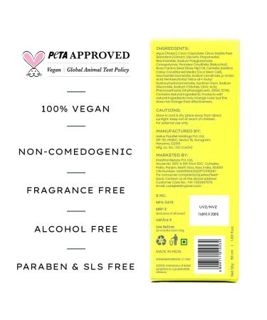 Hy-phen 18% Brightening + 20% Collagen Face Serum | Double Serum with 5% Niacinamide 2% PGA & Bakuchiol | Brightening & Collagen Boost | Dark Spots & Melanin Reduction | All Skin Type-50ml - Buy Online on GoSupps.com