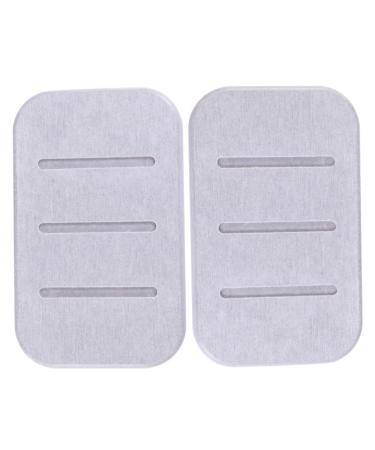 Ciieeo 2PCS diatomite soap dishes soap holder soap pad soap box Diatom mud soap Japan simple diatomite soap dishes for bathroom Soap non-slip absorb water
