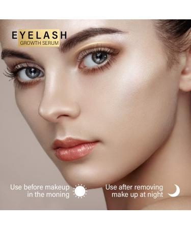 Premium 5ml Eyelash Growth Serum for Fuller & Longer Natural Lashes - Vegan & Cruelty-Free - Gold - Buy Online on GoSupps.com