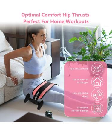 Flintronic Hip Thrust Belt for Dumbbells & Kettlebells - Boost Glutes & Perfect Your Home Fitness with Pilates Training - Buy Online on GoSupps.com