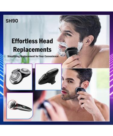 SH90 Replacement Rotary Heads for Philips Norelco Series 9000 & S8000 - Upgrade Your Shaver Blades Today - Buy Online on GoSupps.com