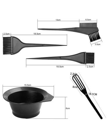 Premium Hair Coloring Set Complete DIY Hair Dye Kit with Bowls Gloves & Accessories for Salon Results | International Shipping - Buy Online on GoSupps.com