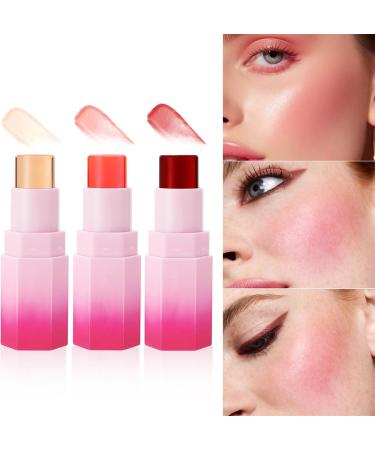 Bestvisse Multifunctional Solid Makeup Stick Moisturizing Lip Eye Cheek Natural Makeup - Buy Online on GoSupps.com