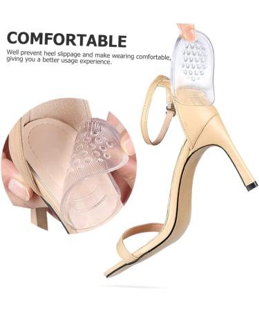 NOLITOY 20 Pairs Self-Adhesive Gel Heel Pads for Women - Silicone Heel Protectors & Grips for High Heels | Anti-Wear Insoles - Buy Online on GoSupps.com