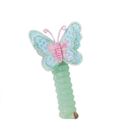 Telephone Cable Hair Ties for Kids Telephone Cable Hair Ties - Colorful Spiral Hair Bands Ponytail Holders Hair Ties green