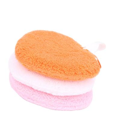 Reusable Round Cookie Shape Makeup Removal Puffs - 3pcs Facial Cotton Pads | Eco-Friendly Beauty Tool - Buy Online on GoSupps.com