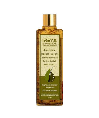 Herbal Hair Oil Ayurvedic Raw Herbs Mix Oil Multipurpose Hair Oil for Hair Growth and Anti Dandruff Hair Fall Control Thick and Long Hair 100ml