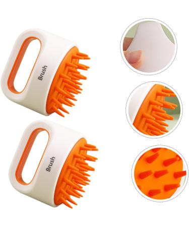 GLEAVI 2pcs Nonslip Massage Brush Shampoo For Baby Bath Shower Foam Suitable For Adults Efficient Skin Cleansing - Buy Online on GoSupps.com